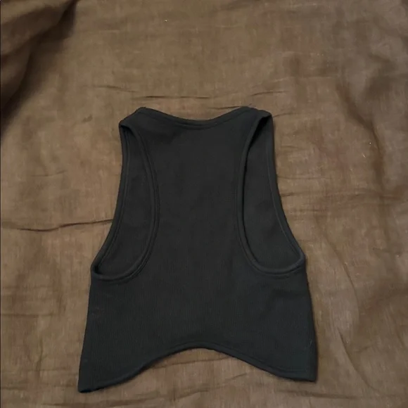 SET Active Ribbed Racer Back cropped Tank - Picture 3 of 3